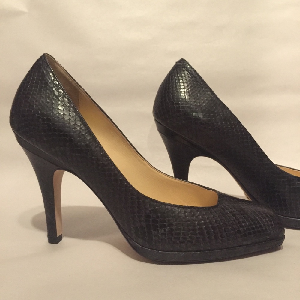 Cole Haan “Nike Air” Snakeskin Pumps